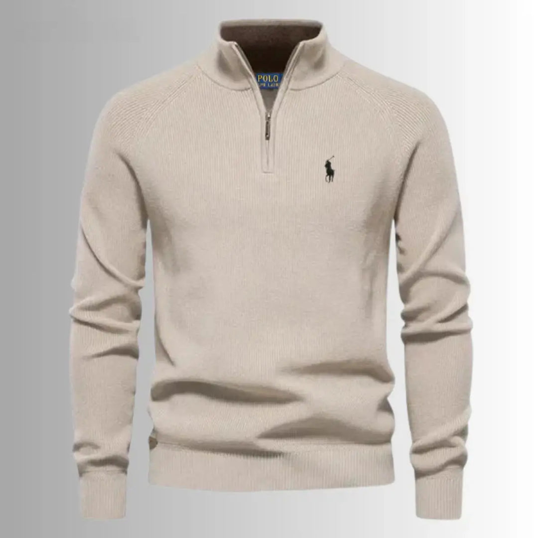 Pakiet Prestige (Sweter + Minimalistyczny Zegarek + Klasyczne Okulary Przeciwsłoneczne)