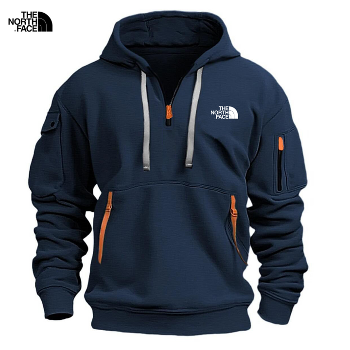Hoodie z półzamkiem dla mężczyzn