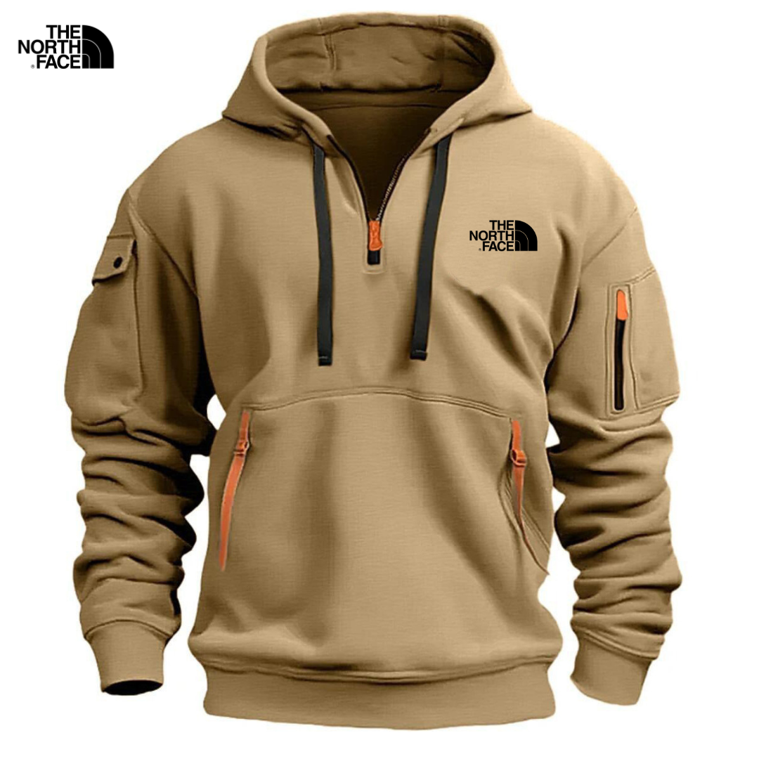 Hoodie z półzamkiem dla mężczyzn