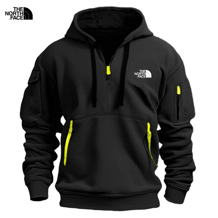 Hoodie z półzamkiem dla mężczyzn
