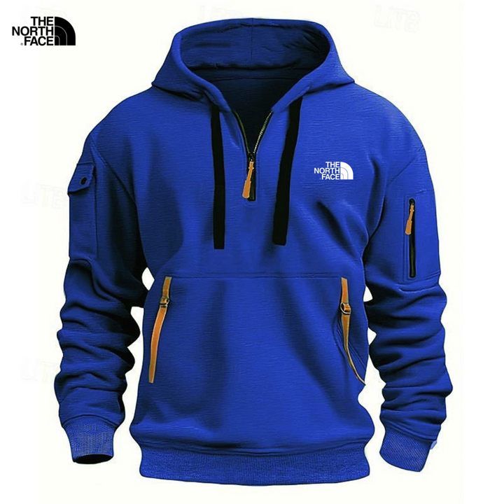 Hoodie z półzamkiem dla mężczyzn
