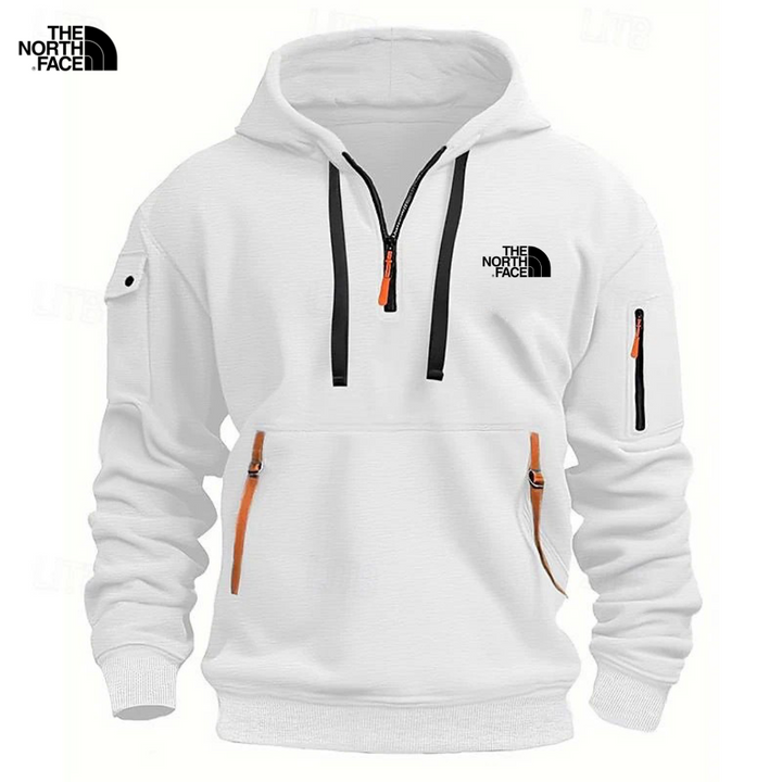 Hoodie z półzamkiem dla mężczyzn