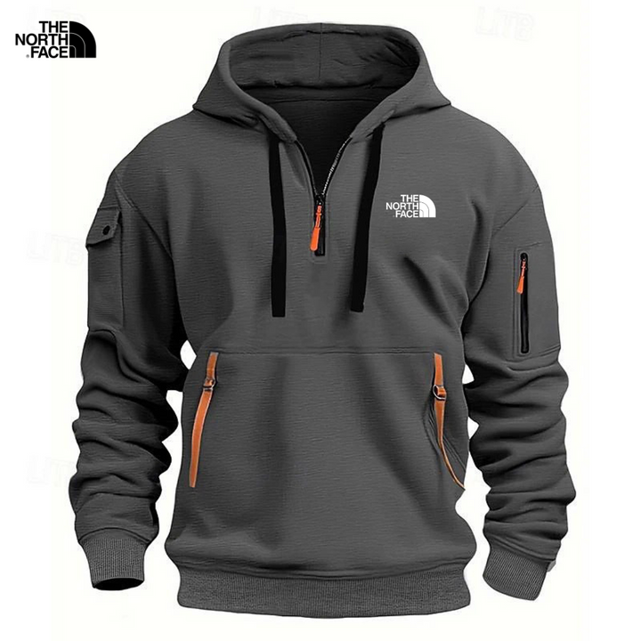 Hoodie z półzamkiem dla mężczyzn