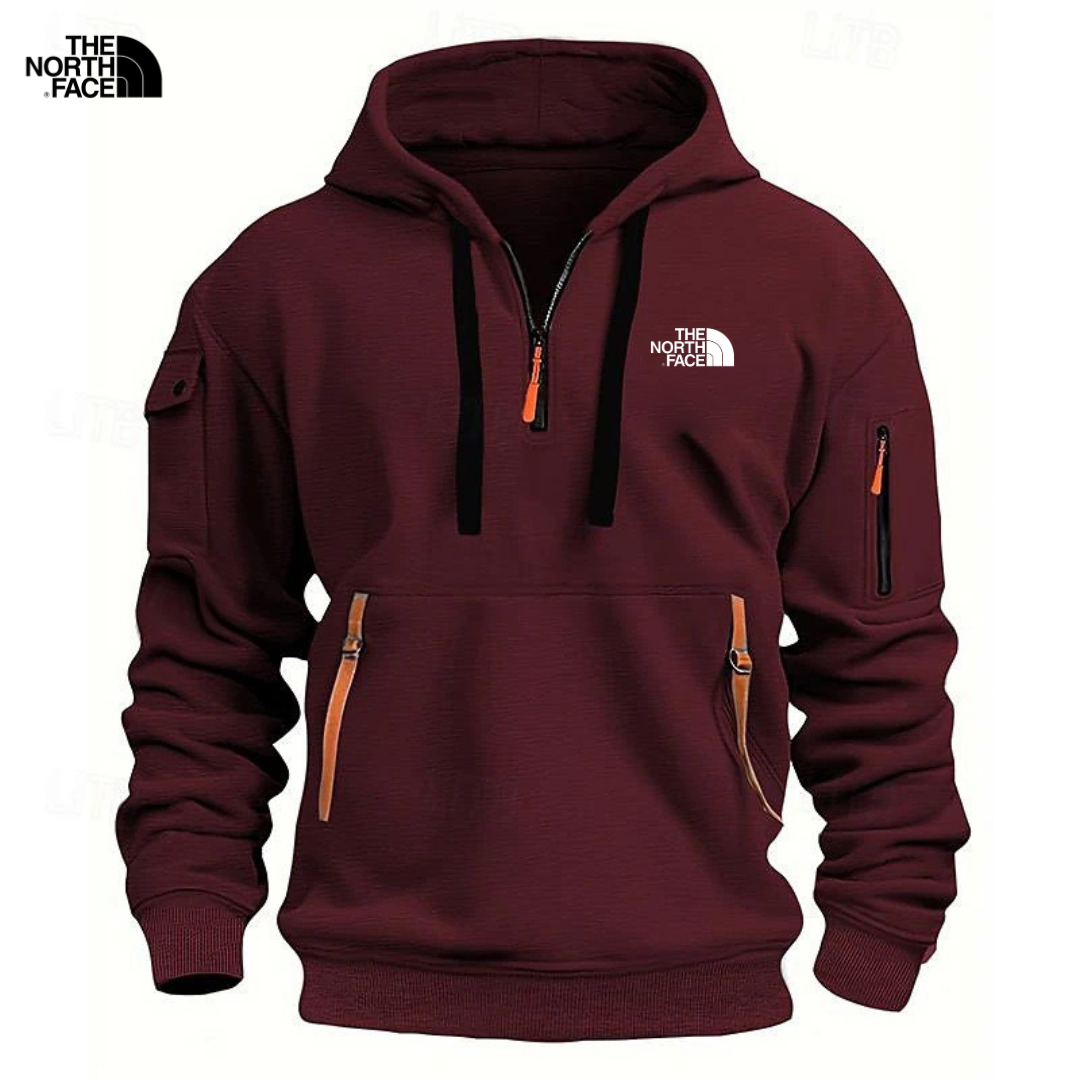 Hoodie z półzamkiem dla mężczyzn