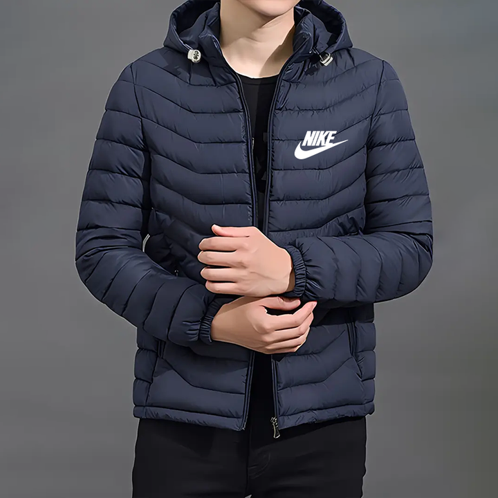 Elegancka Kurtka z Kapturem i Zamkiem